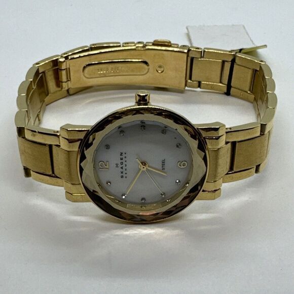 Skagen 457SGGX Women\'s Gold Tone Stainless Steel Analog Dial Quartz Watch JNA584 main image 11
